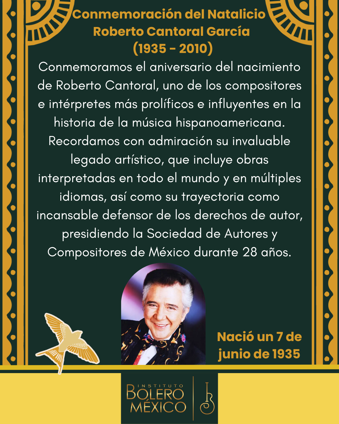Natalicio Roberto Cantoral